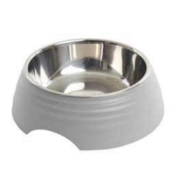 Buster Frosted Ripple Bowl Food Grey